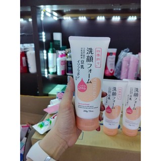 Sữa rửa mặt đậu nành SHIKIORIORI dưỡng ẩm, căng da, mịn màng Soy Milk The Facial Foam Nhật Bản 200g