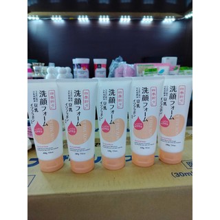 Sữa rửa mặt đậu nành SHIKIORIORI dưỡng ẩm, căng da, mịn màng Soy Milk The Facial Foam Nhật Bản 200g