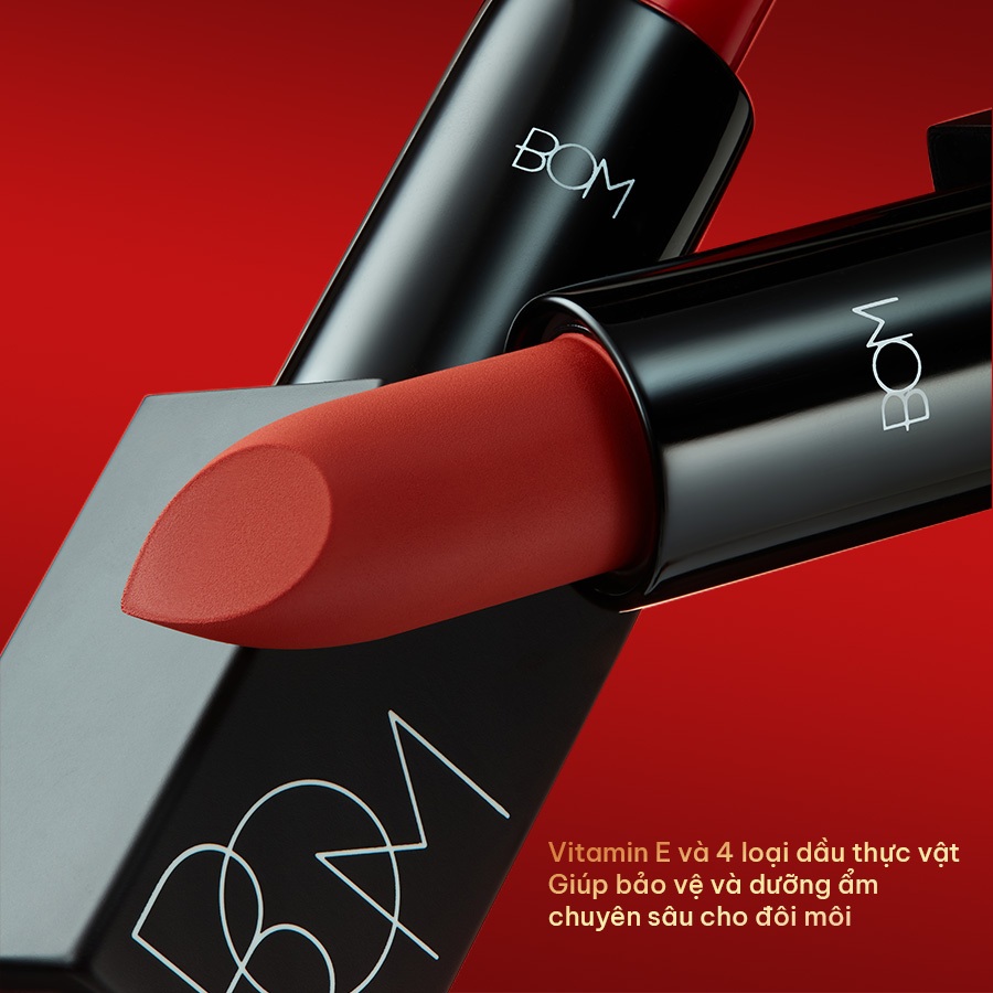 Ảnh Son Thỏi Lì Siêu Mịn BOM My Lipstick 3.5g 4