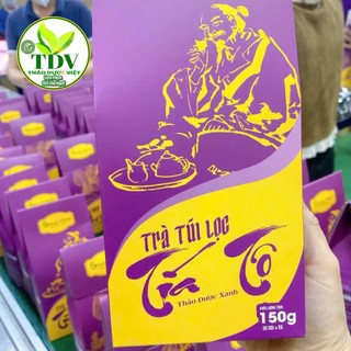 Hộp Trà túi lọc tía tô, đánh bay gút,, giải cảm, mát trong sạch mụn hộp 30 gói x 5g