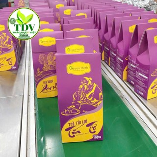Hộp Trà túi lọc tía tô, đánh bay gút,, giải cảm, mát trong sạch mụn hộp 30 gói x 5g