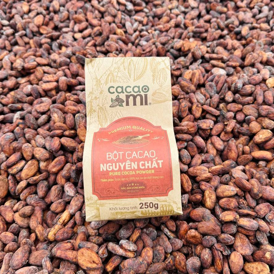 Ảnh Bột Cacao Nguyên Chất Không Đường CACAOMI Premium Gu Đậm Vị - Pha Socola, Trà Sữa, Bánh Chocolate 4