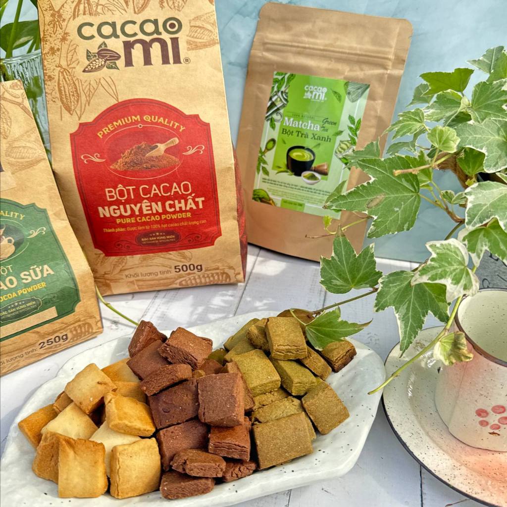 Ảnh Bột Cacao Nguyên Chất Không Đường CACAOMI Premium Gu Đậm Vị - Pha Socola, Trà Sữa, Bánh Chocolate 3