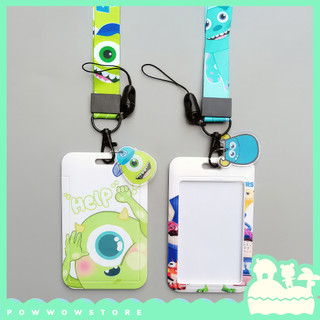 Bao Đựng Thẻ Kèm Dây Đeo Thẻ 45cm Vải Canvas Phong Cách Monsters, Inc. – Đáng Yêu Cute
