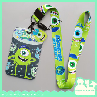 Bao Đựng Thẻ Kèm Dây Đeo Thẻ 45cm Vải Canvas Phong Cách Monsters, Inc. – Đáng Yêu Cute