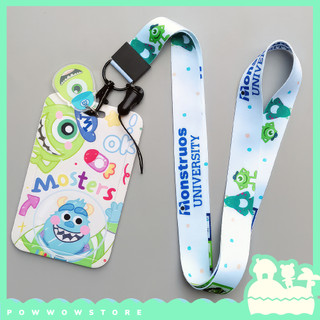 Bao Đựng Thẻ Kèm Dây Đeo Thẻ 45cm Vải Canvas Phong Cách Monsters, Inc. – Đáng Yêu Cute