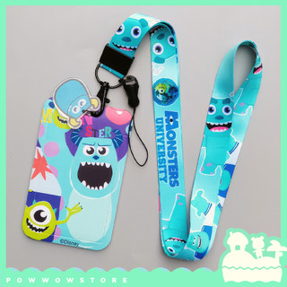 Bao Đựng Thẻ Kèm Dây Đeo Thẻ 45cm Vải Canvas Phong Cách Monsters, Inc. – Đáng Yêu Cute