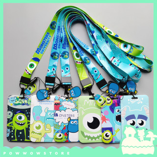 Bao Đựng Thẻ Kèm Dây Đeo Thẻ 45cm Vải Canvas Phong Cách Monsters, Inc. – Đáng Yêu Cute