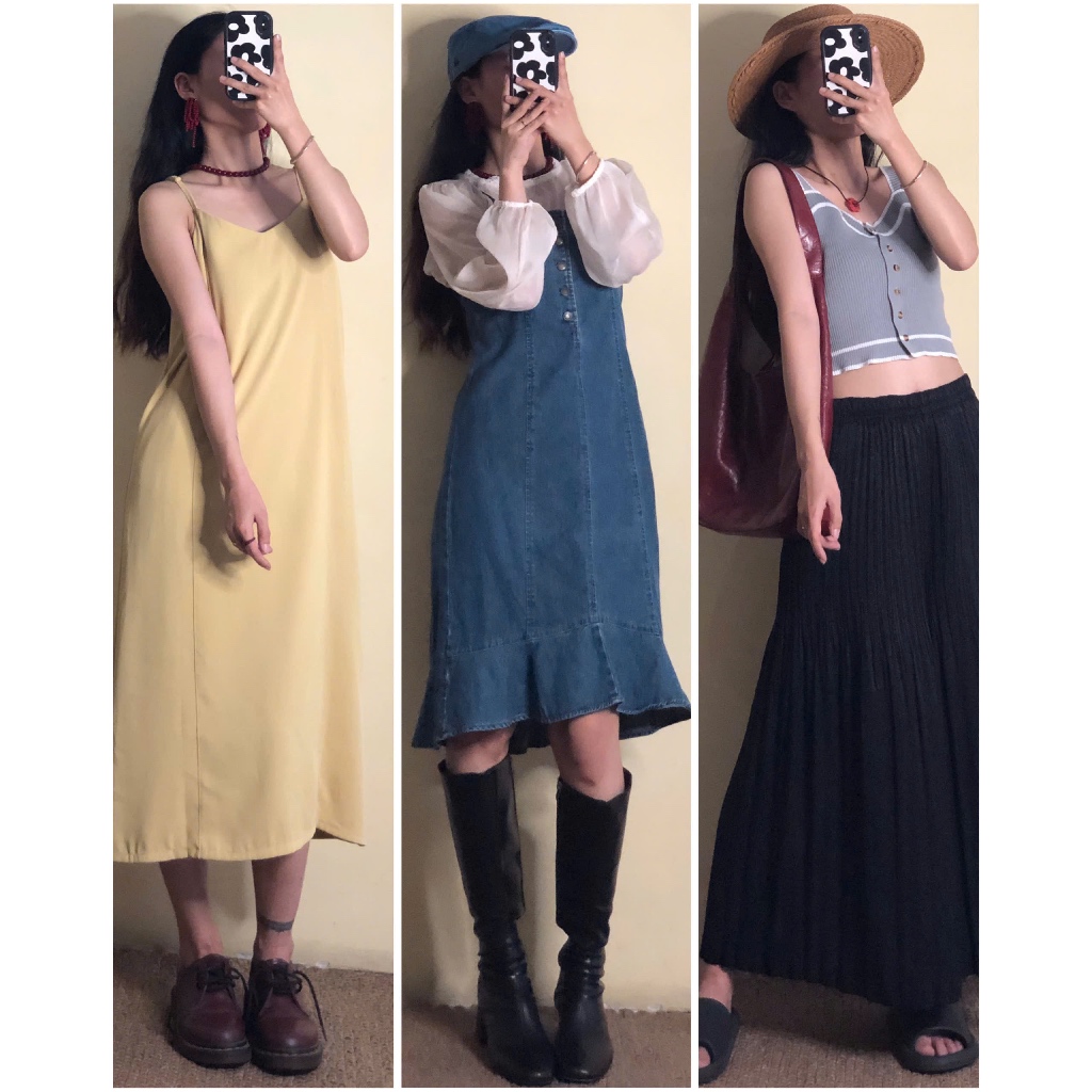 [April6 clothing/ Demo ảnh bìa]] Đầm váy vintage dáng dài ins: april6_clothing