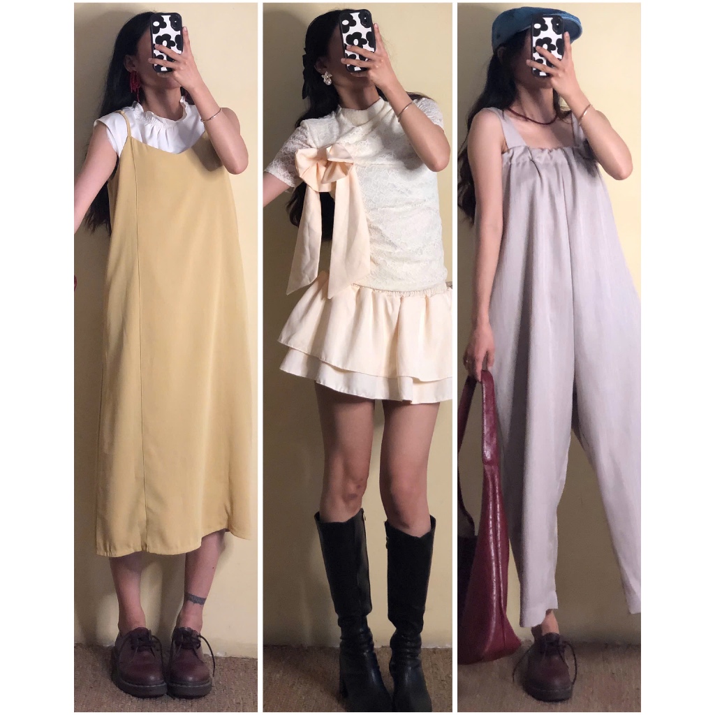 [April6 clothing/ Demo ảnh bìa]] Đầm váy vintage dáng dài ins: april6_clothing