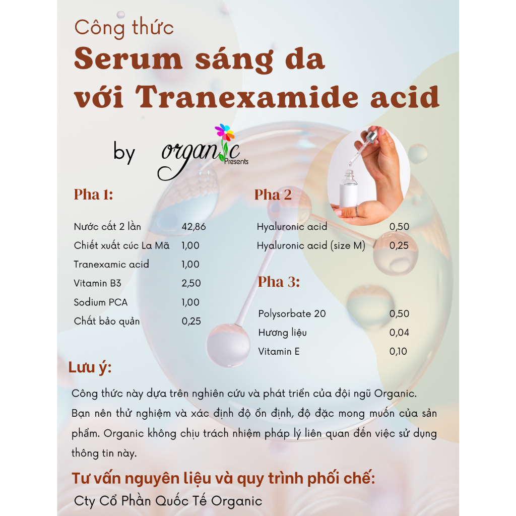 TRANEXAMIC ACID - HOẠT CHẤT SÁNG DA, MỜ THÂM