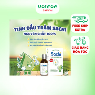 Tinh dầu tràm nguyên chất - dầu tràm khuynh diệp Sachi 30ml