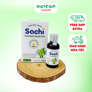 Tinh dầu tràm nguyên chất - dầu tràm khuynh diệp Sachi 30ml
