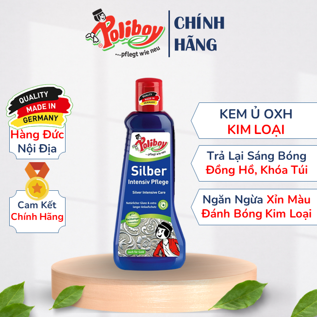 Ảnh Kem Lau Oxy Hóa Trên Khóa Túi, Đồng Hồ POLIBOY Loại Bỏ Lớp Xỉn Màu Đồng Hồ, Khóa Túi Hàng Hiệu, Đánh Bóng Kim Loại 200ml 1