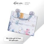 [Hỏa tốc] Bộ chăn gối cho bé mầm non Gia An home decor gấp gọn 5 trong 1 size 70x120cm 70x140cm cho bé mẫu giáo tiểu học — ảnh 5