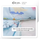 [Hỏa tốc] Bộ chăn gối cho bé mầm non Gia An home decor gấp gọn 5 trong 1 size 70x120cm 70x140cm cho bé mẫu giáo tiểu học — ảnh 4