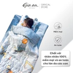 Bộ chăn gối cho bé mầm non Gia An home decor gấp gọn 5 trong 1 size 70x120cm 70x140cm cho bé [Chăn to hơn] — ảnh 7