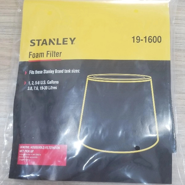 Màng lọc bụi bằng xốp STANLEY sử dụng cho máy hút bụi SL18125DC, SL19116, SL19116P, SL19417-6A và SL19417P-6A