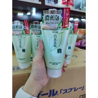 Sữa Rửa Mặt Trà Xanh Rohto Shirochasou Green Tea Foam Tuýp 120g Của Nhật Bản - CÔ THƯ MARKET