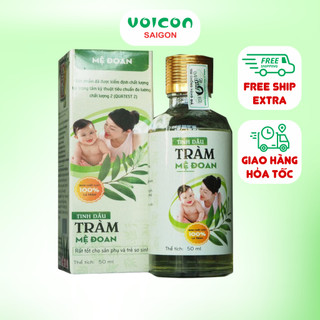 Tinh Dầu Tràm - Tinh Dầu Tràm Ngâm Củ Nén Mệ Đoan giữ ấm cơ thể chai 50ml