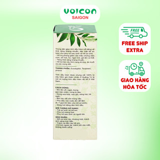 Tinh Dầu Tràm - Tinh Dầu Tràm Ngâm Củ Nén Mệ Đoan giữ ấm cơ thể chai 50ml