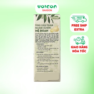 Tinh Dầu Tràm - Tinh Dầu Tràm Ngâm Củ Nén Mệ Đoan giữ ấm cơ thể chai 50ml