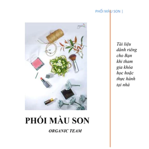 TÀI LIỆU PHỐI MÀU SON HANDMADE