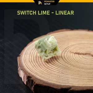 Switch bàn phím cơ LIME Chanh Xanh gõ nhẹ, âm thanh êm, trục Linear chân 5pin