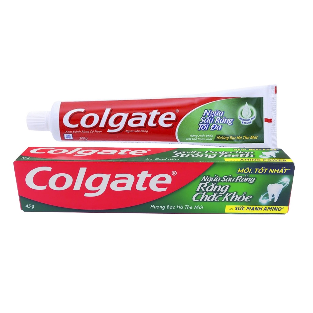 Kem đánh răng Colgate ngừa sâu răng chắc khỏe răng 45 ~ 225g | Shopee ...