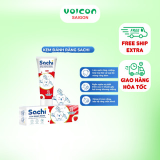 Kem Đánh Răng Trẻ Em Sachi 60g - Bảo Vệ Răng Miệng Cho Bé Từ 1 Tuổi Trở Lên