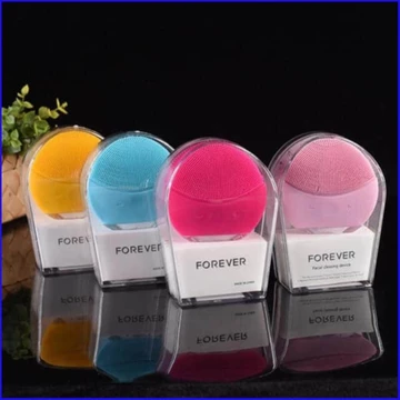 Máy Rửa Mặt Forever Mini Giúp Sạch Da Mặt Hiệu Quả, Máy Rung Rửa Mặt Vệ Sinh Sóng Âm, Pad Rửa Mặt