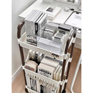 Kệ Xe Đẩy Hình Cún Nhiều Tầng Decor Phòng, Kệ Để Đồ Đa Năng Có Bánh Xe Di Chuyển Tiện Lợi