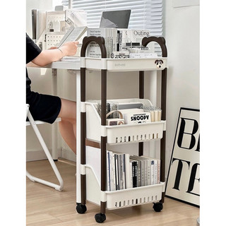 Kệ Xe Đẩy Hình Cún Nhiều Tầng Decor Phòng, Kệ Để Đồ Đa Năng Có Bánh Xe Di Chuyển Tiện Lợi