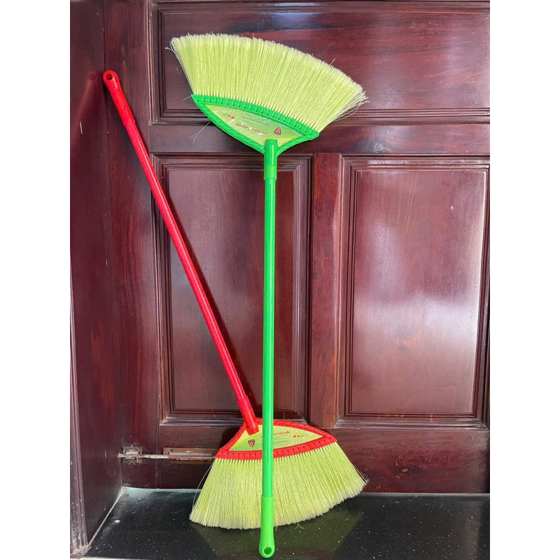 chổi nhựa siêu bền đẹp, chổi mềm quét nhà không thấm nước, quét sân vườn tiện lợi vinasu