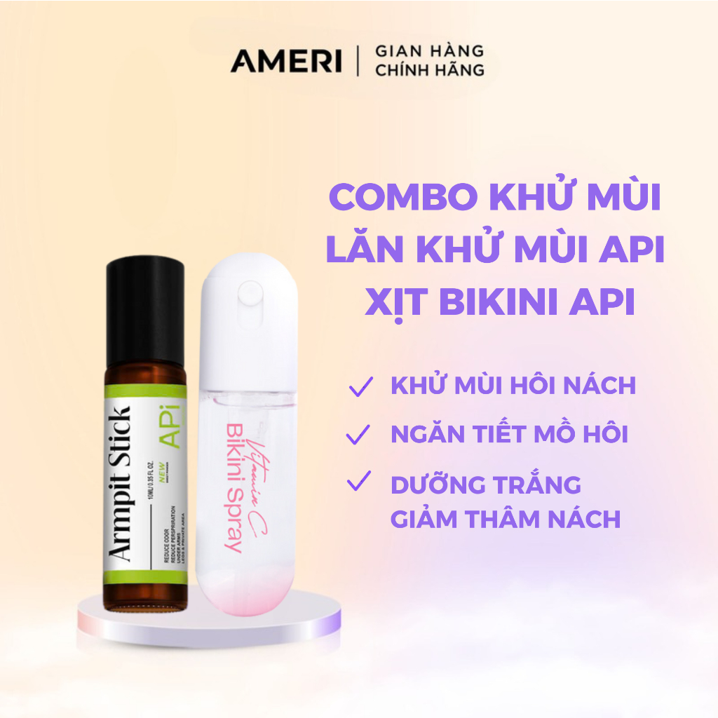 Ảnh Lăn khử mùi APi khử mùi giảm thâm nách, Lăn nách APi ngăn tiết mồ hôi, Xịt thơm vùng kín kháng khuẩn API BODY ODOR 1