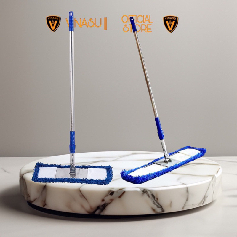 Cây lau nhà công nghiệp,cây lau san hô 40cm và 60cm sợi microfiber bản cũ có tăng đưa điều chỉnh độ dài