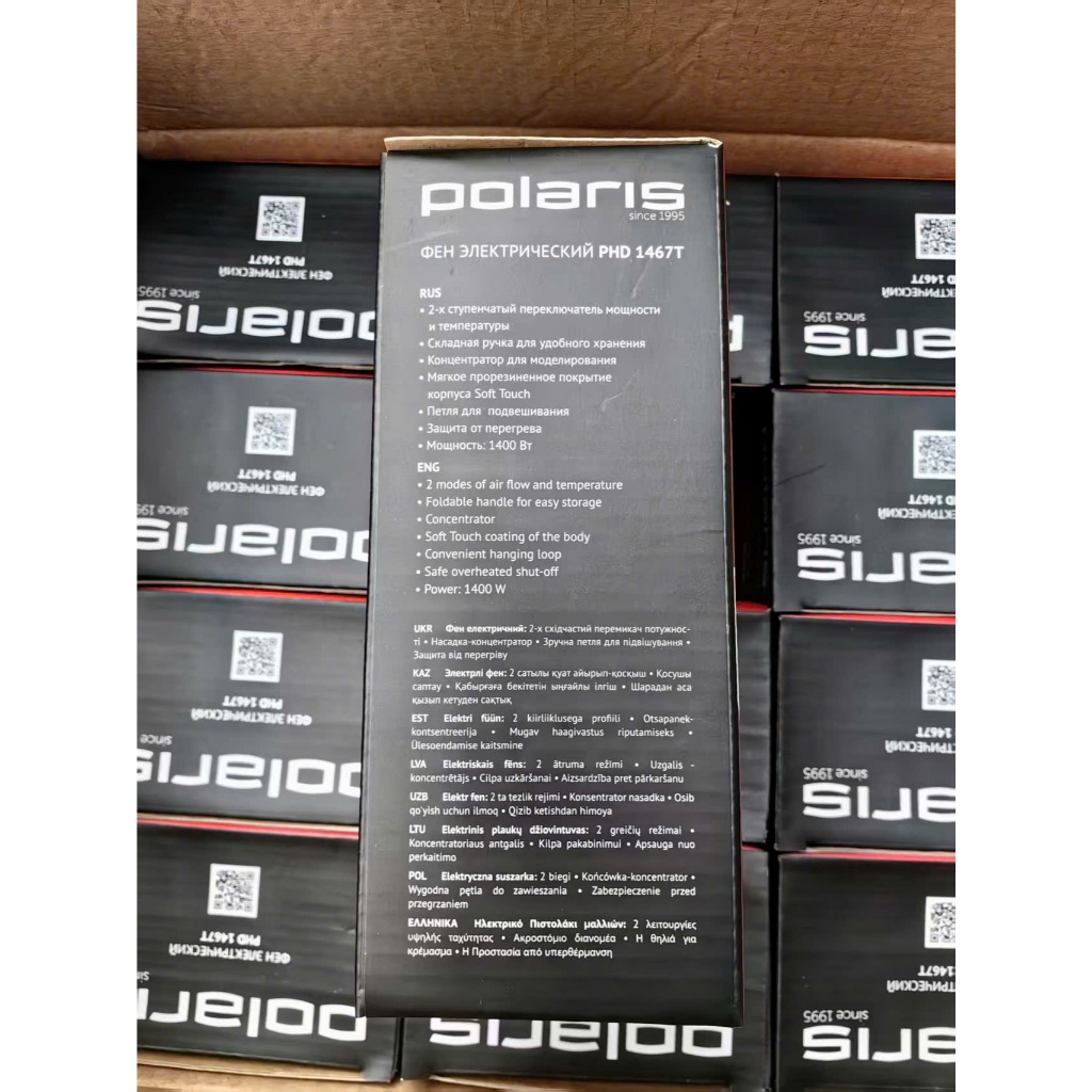[ Hãng Nga ] Máy sấy tóc POLARIS RUSSIA, gấp gọn, tạo ion âm - bảo hành 12 tháng