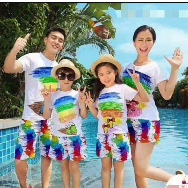 đồ đi biển, đồ đôi đi biển, sét đi biển gia đình 3/4/5 người chất cotton mát mẫu bán chạy hè 2026