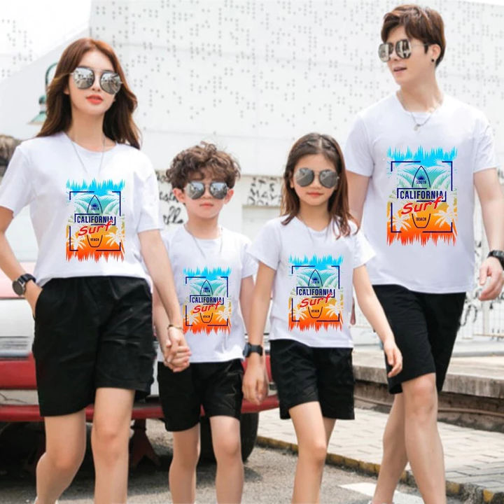 đồ đi biển, đồ đôi đi biển, sét đi biển gia đình 3/4/5 người chất cotton mát mẫu bán chạy hè 2026