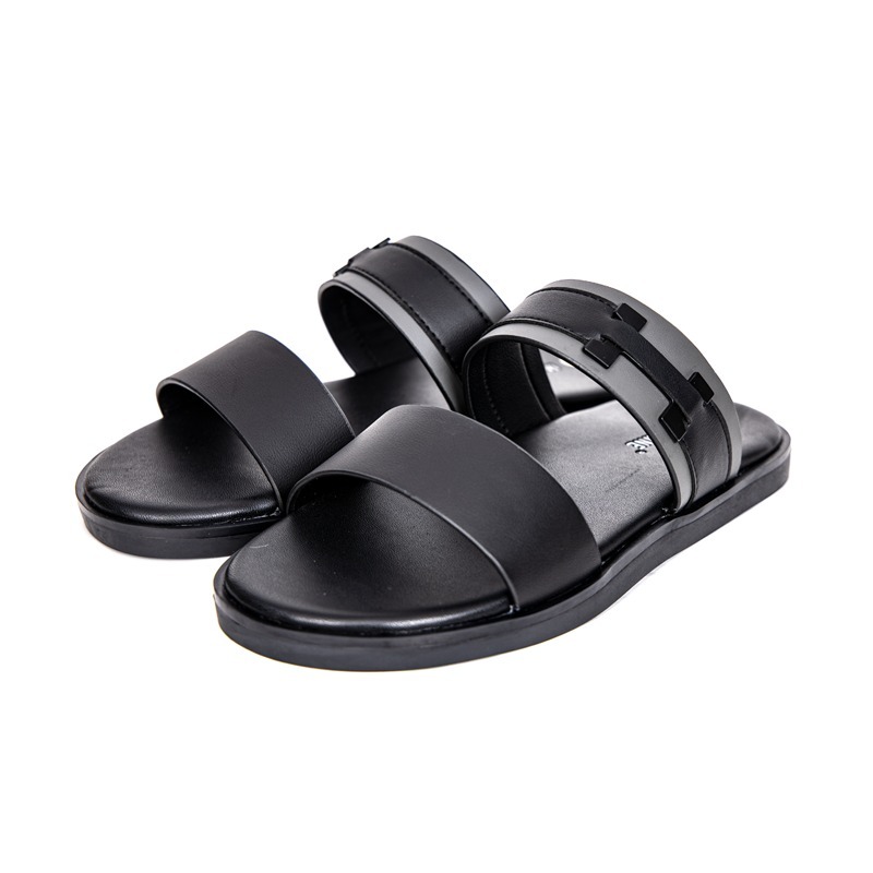 Dép nam cao cấp MASCULINE, Dép da chính hãng kiểu dáng trẻ trung, đế TPR chống trơn trượt - MCT506
