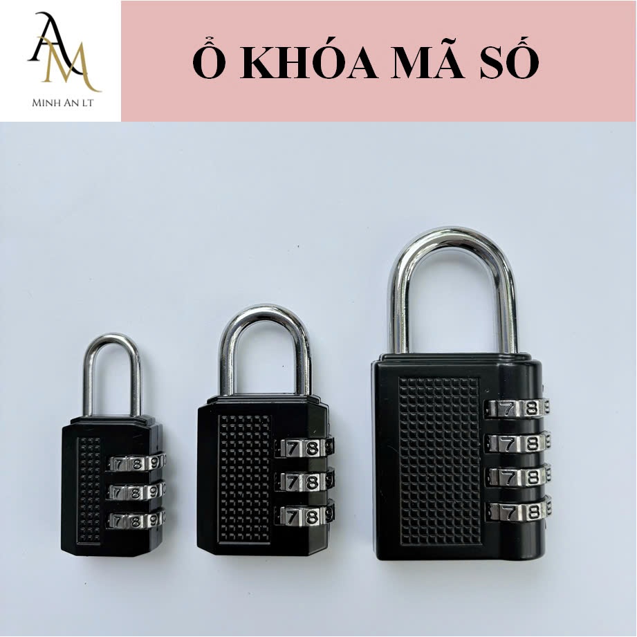 Ổ Khóa Mã Số 3 Chữ Số - 4 Chữ Số, Ổ Khóa Mini, Ổ Khóa Số Vali, Khóa Mật ...