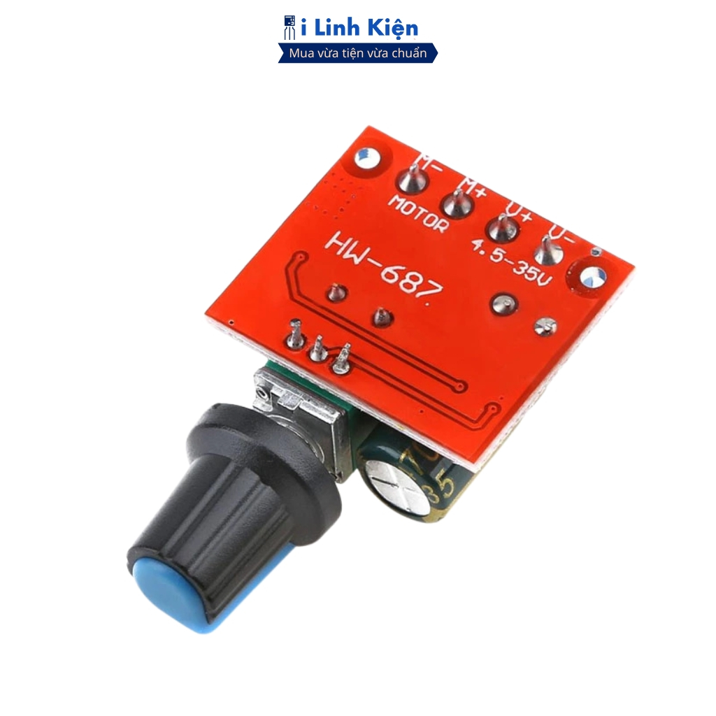 Bộ điều chỉnh tốc độ động cơ DC 5V-35V PWM ILinhkien