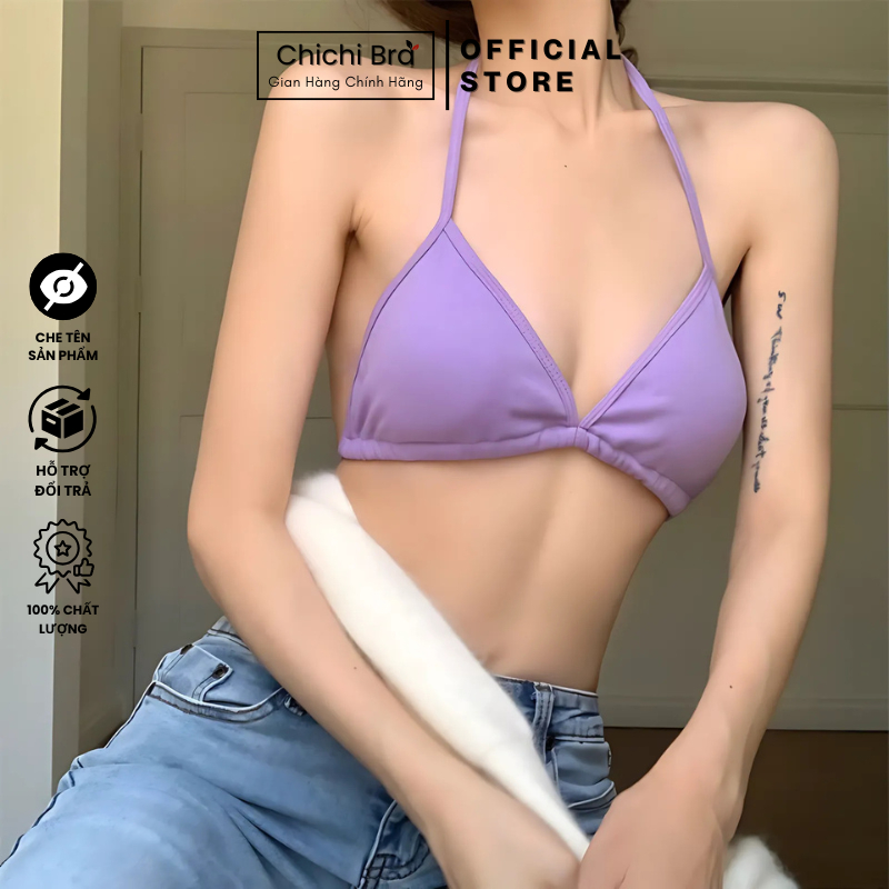 Áo Bikini Chichi Bra Coton Mềm Thiết Kế Thắt Dây Sexy Mút 1cm - 164