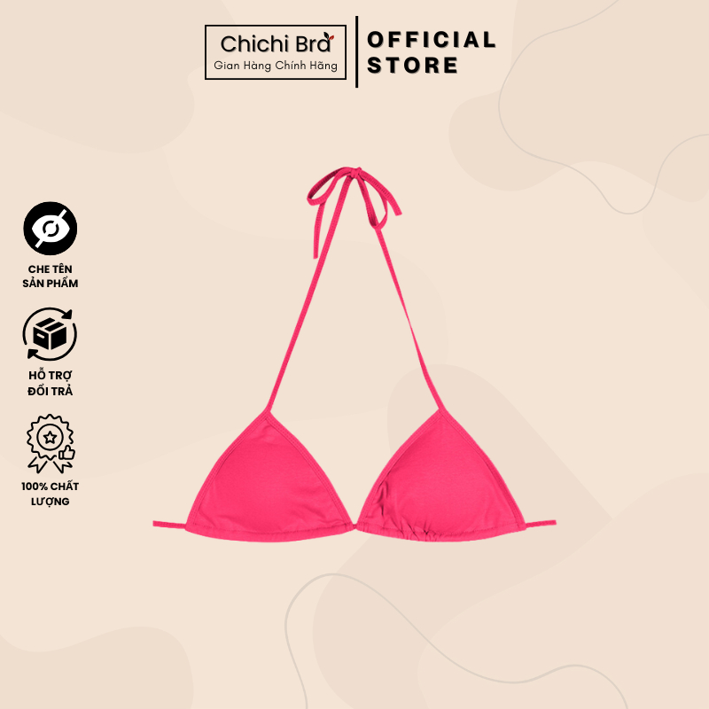 Áo Bikini Chichi Bra Coton Mềm Thiết Kế Thắt Dây Sexy Mút 1cm - 164