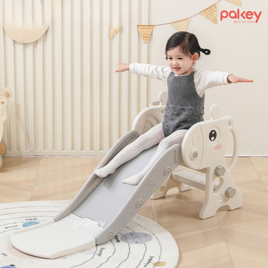 [HỎA TỐC HCM] Cầu Trượt Cho Bé Tặng Kèm Bóng Rổ + Vòng Ném, Cầu Trượt Gấp Gọn Tiện Lợi Mẫu Mới Nhất 2026