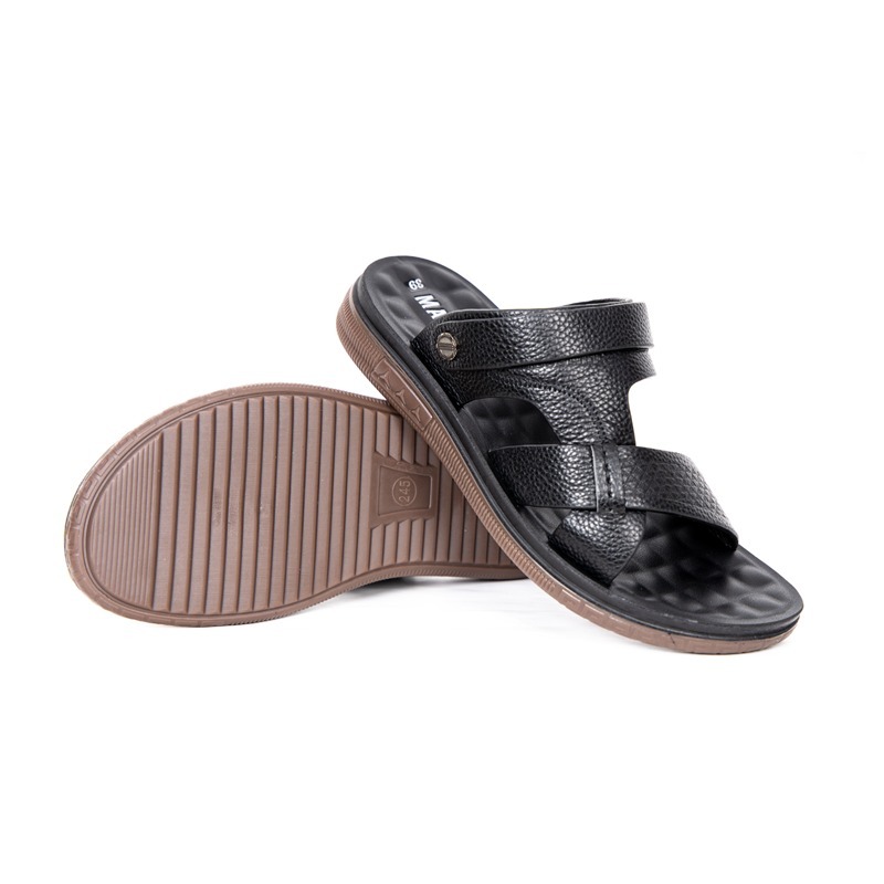 Dép da nam cao cấp MASCULINE, Dép trung chính hãng, thiết kế lịch lãm đằng cấp phái mạnh - MDC505