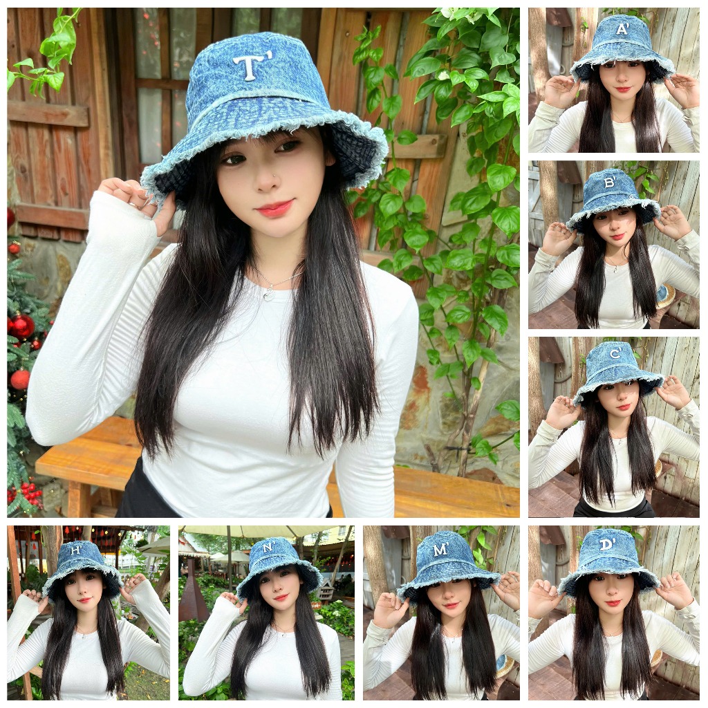 Mũ bucket vành cụp ❤️ Nón tai bèo thêu PromissYou chất nhung tăm cao cấp form unisex nam nữ N22