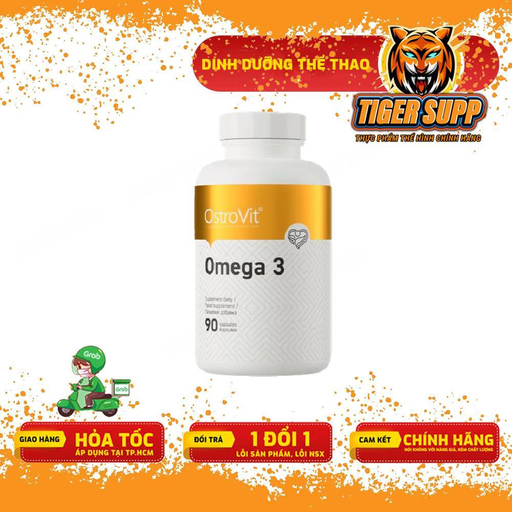[Freeship] Ostrovit Omega3 Dầu Cá Fish Oil, Hỗ trợ xương khớp, tăng cường sức khỏe toàn diện - Chính hãng