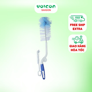 Cây Súc Rửa Bình Sữa Và Núm Vú Pigeon - Tay Xoay Hai Chiều