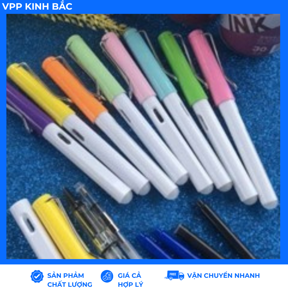 Bút Máy T1(Thân Trắng) Có Đầu Tẩy Dùng Mực Xóa, Ngòi Mài Tạo Thanh Đậm Nhẹ, Nét Mảnh Đẹp.
